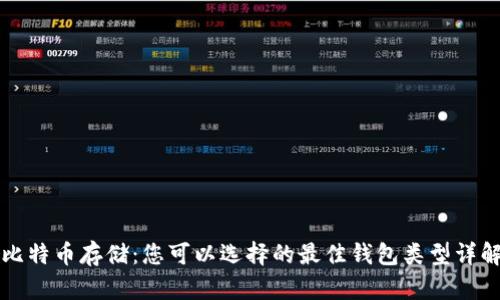比特币存储:您可以选择的最佳钱包类型详解