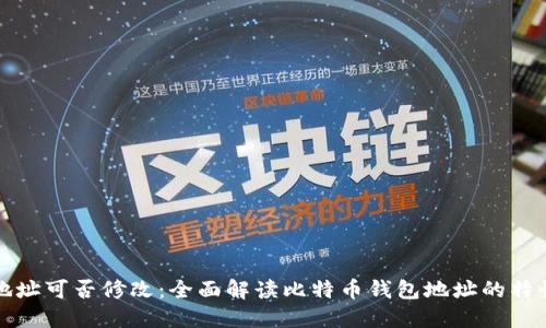 比特币钱包地址可否修改:全面解读比特币钱包地址的特性与运作机制