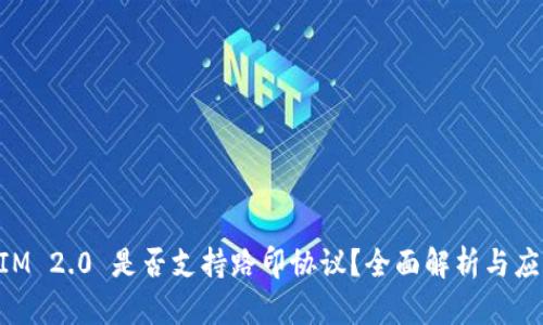 TokenIM 2.0 是否支持路印协议?全面解析与应用展望